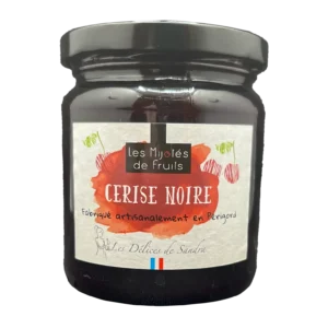 MIJOTÉS DE FRUITS CERISES NOIRES 250G LES DÉLICES DE SANDRA