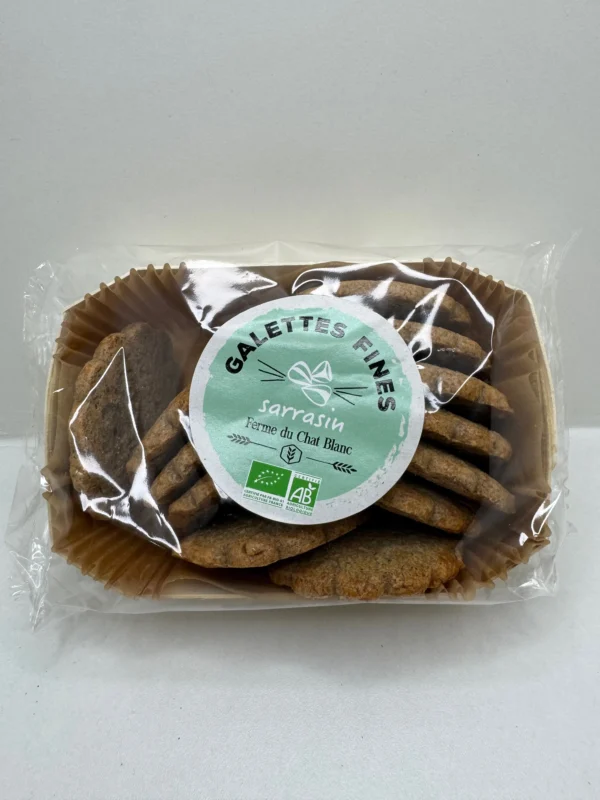 BISCUITS GALETTES SARRASIN BIO 150G LA FERME DU CHAT BLANC
