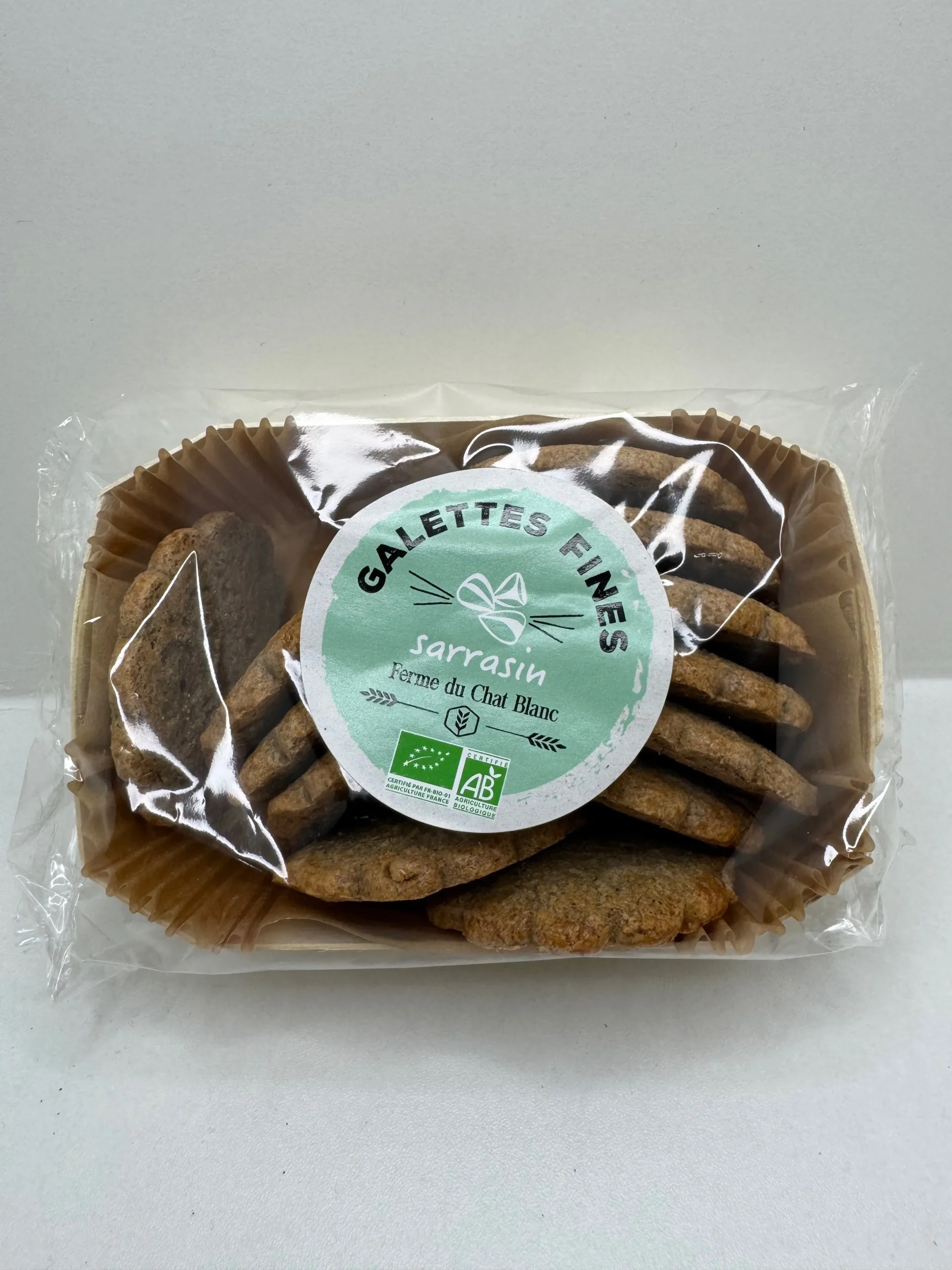 BISCUITS GALETTES SARRASIN BIO 150G LA FERME DU CHAT BLANC