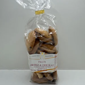 BISCUITS PALETS À L'ORANGE ET CHOCOLAT 150G LES SANTOLINES