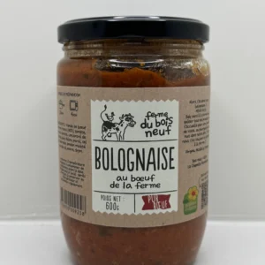 BOLOGNAISE DE BOEUF 600G LA FERME DU BOIS NEUF