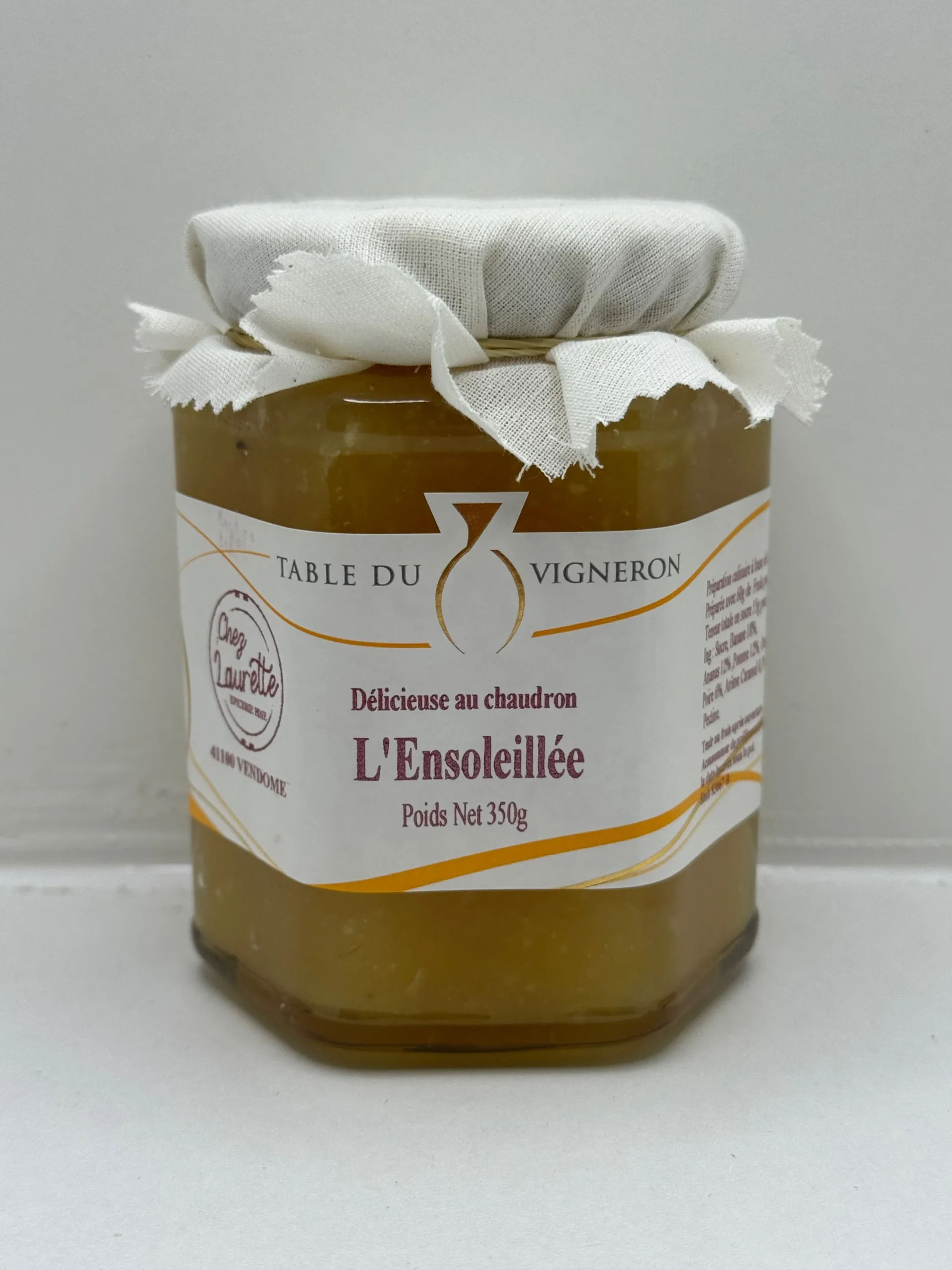 CONFITURE L'ENSOLEILLÉE 350G SANTOLINES
