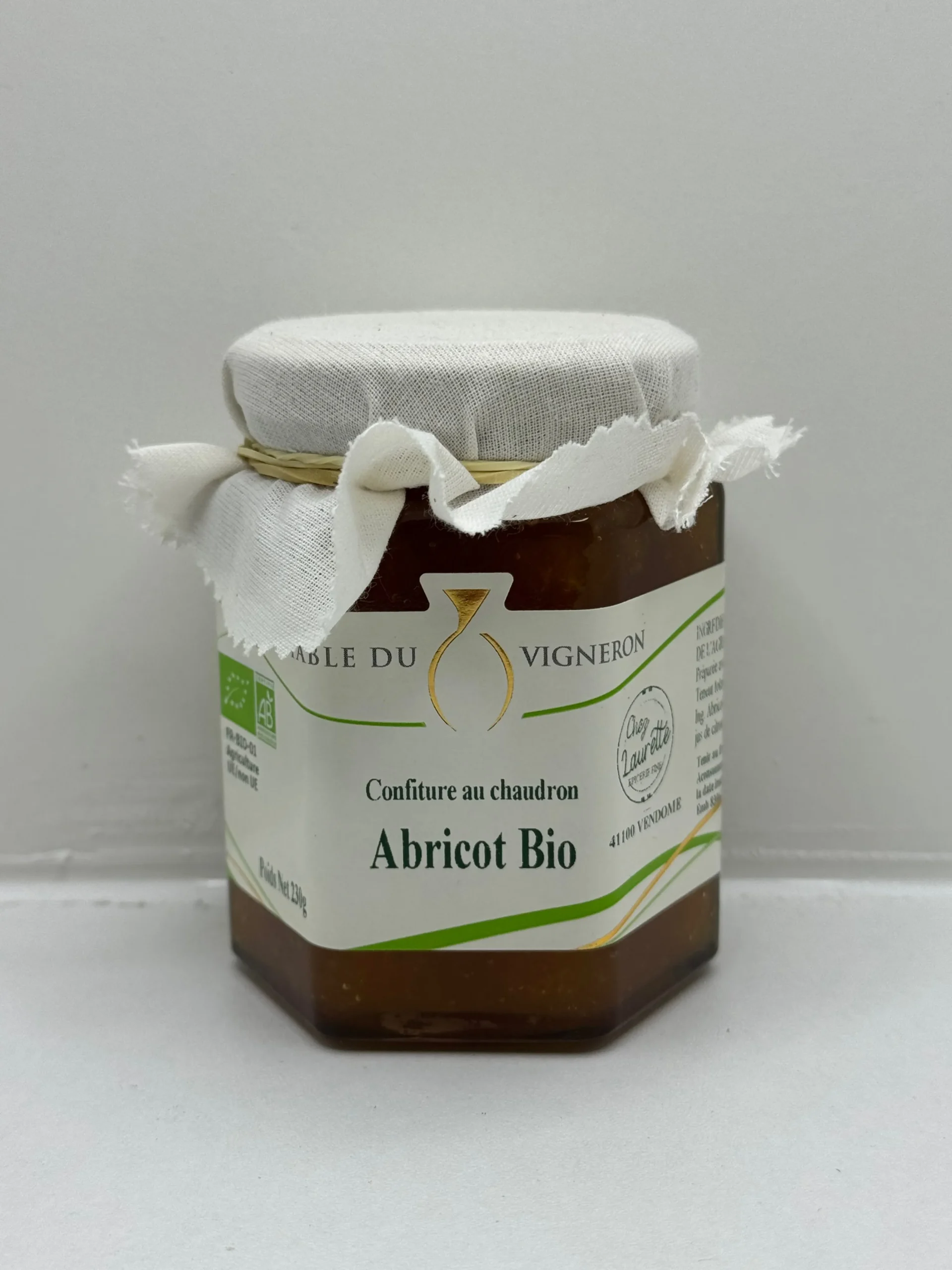 CONFITURE BIO ABRICOT 230G SANTOLINES