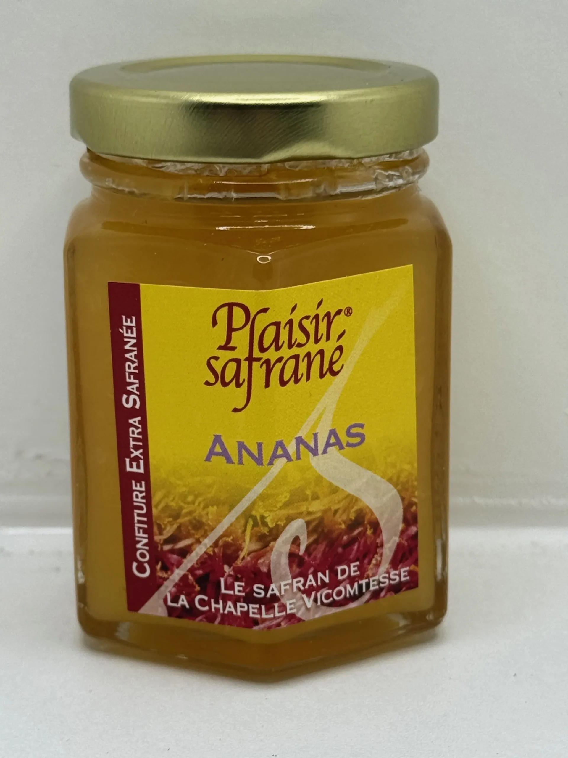 CONFITURE ANANAS SAFRANÉ 125G LA CHAPELLE VICOMTESSE