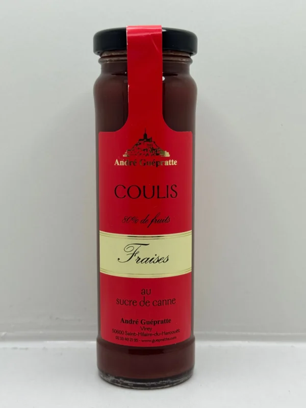 COULIS DE FRAISES 160G ANDRÉ GUEPRATTE