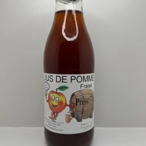 JUS DE POMME FRAISE FERME DU PRESSOIR 1L