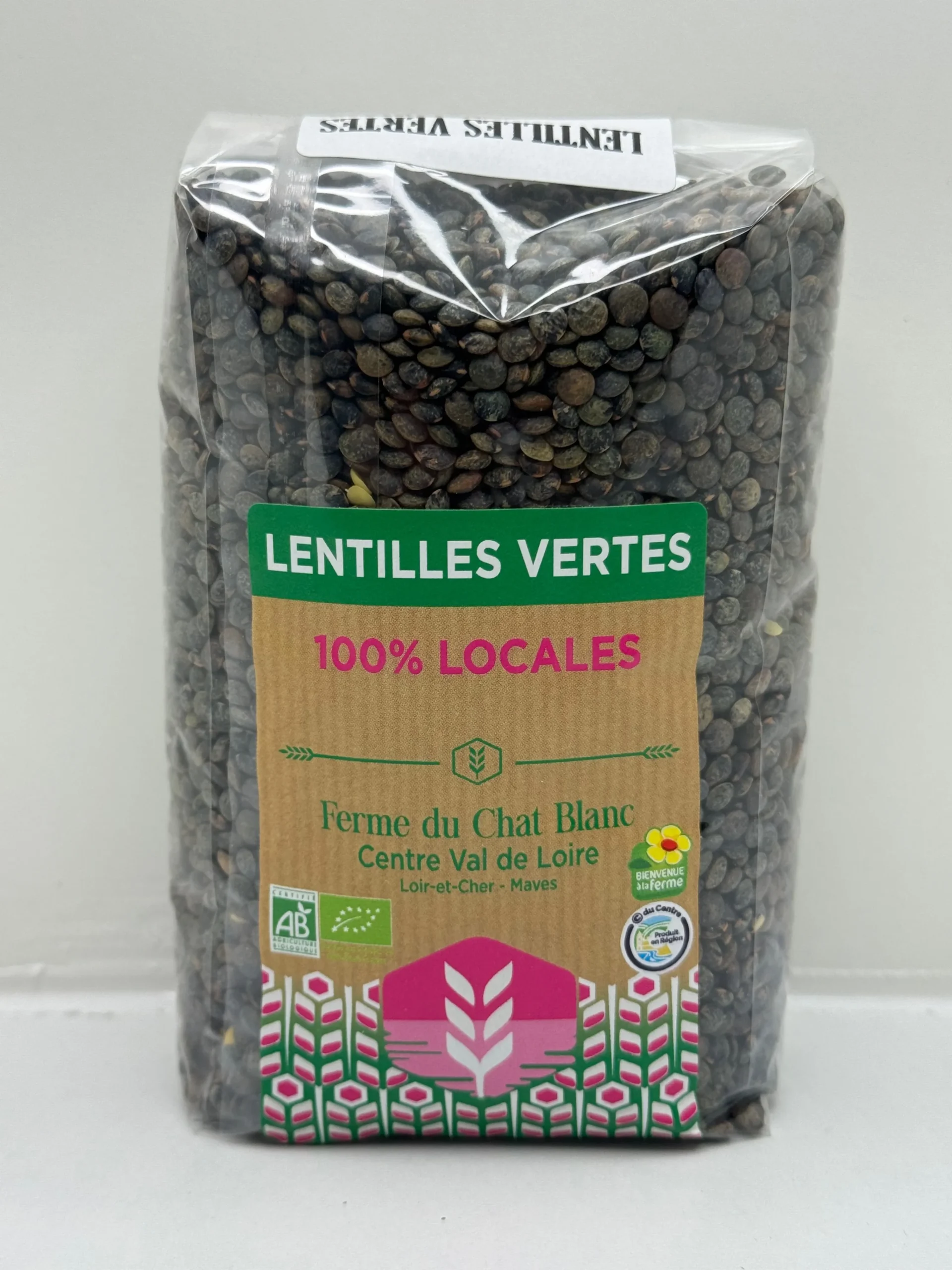 LENTILLES VERTES FERME DU CHAT BLANC 400G