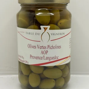 OLIVES VERTES PICHOLINES AOP 200G LES SANTOLINES