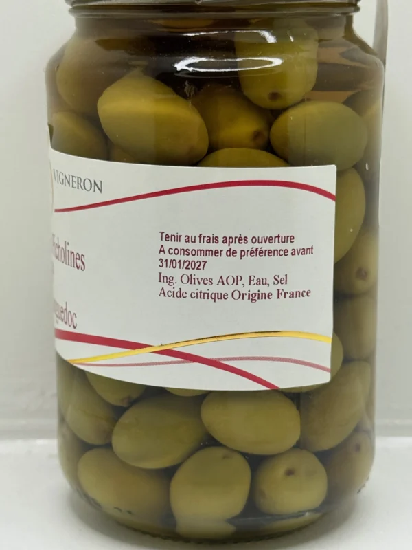 OLIVES VERTES PICHOLINES AOP 200G LES SANTOLINES – Image 2