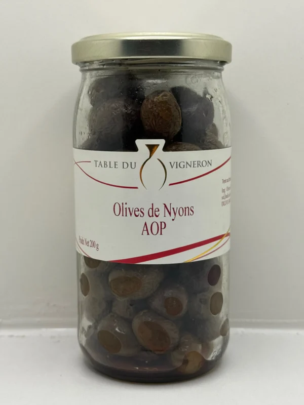OLIVES NOIRES DE NYONS AOP 200G LES SANTOLINES