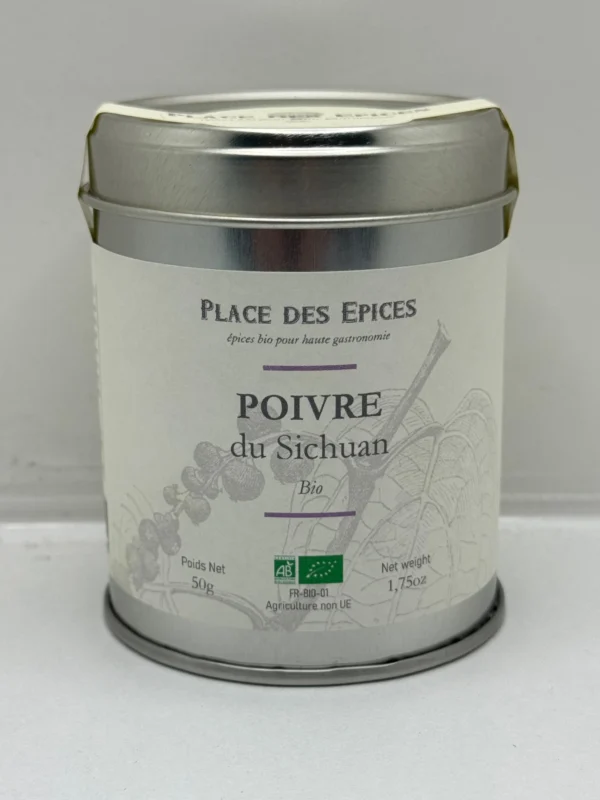 POIVRE NOIR SICHUAN BIO 50G PLACE DES ÉPICES
