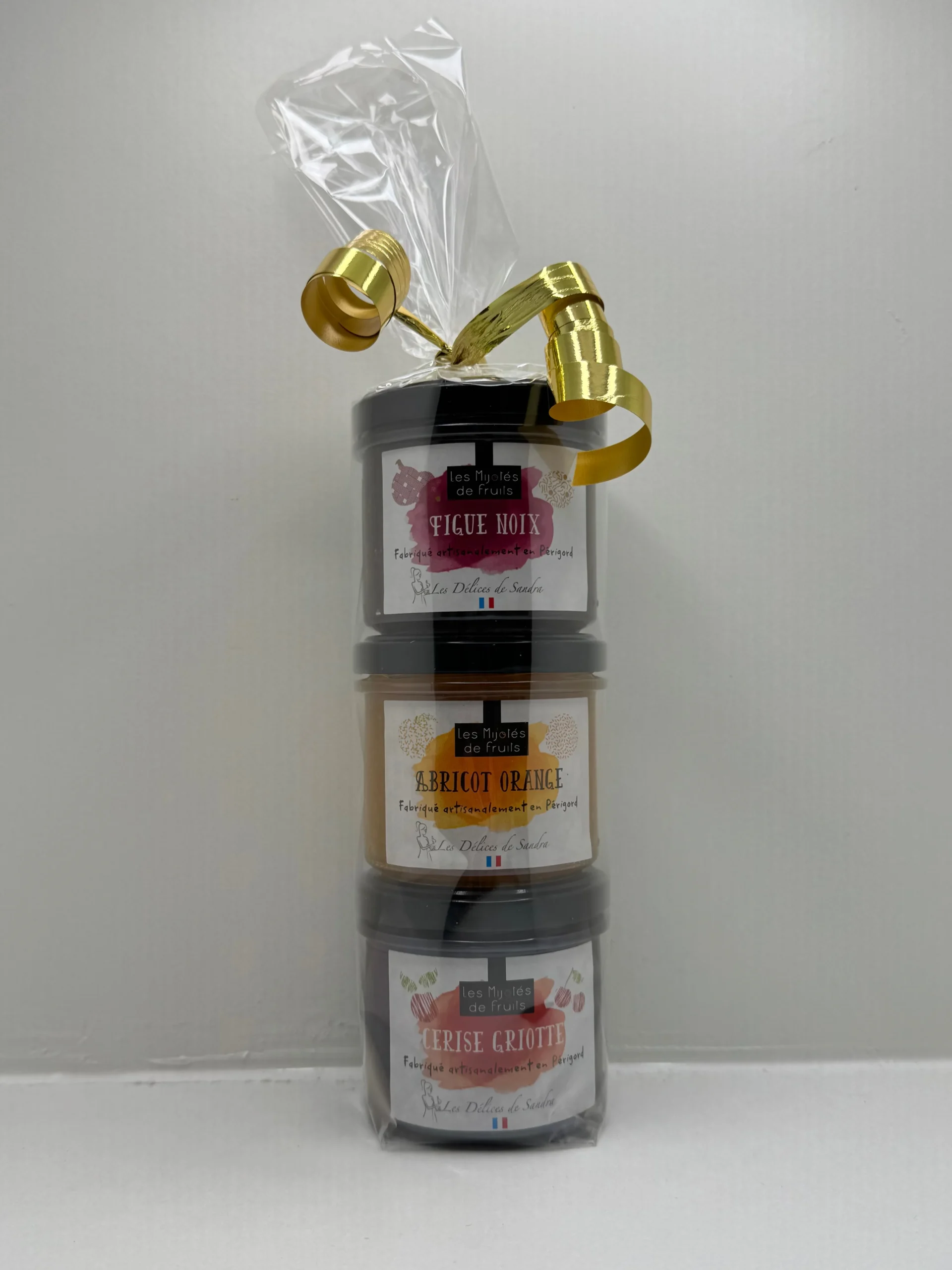 LOT DÉGUSTATION MIJOTÉS DE FRUITS MIRABELLE 3X130G LES DÉLICES DE SANDRA