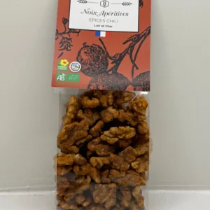 NOIX APÉRITIVES BIO SALÉES 100G LA FERME DU CHAT BLANC