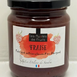 MIJOTÉS DE FRUITS FRAISE 250G LES DÉLICES DE SANDRA