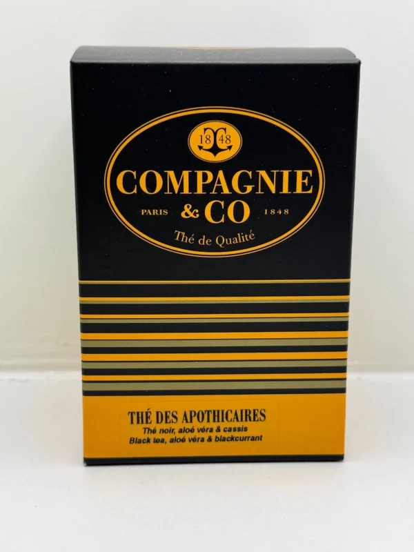 THÉ NOIR DES APOTHICAIRES 25 SACHETS COMPAGNIE COLONIALE