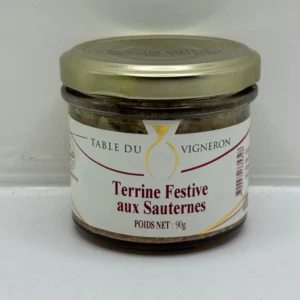TERRINE FESTIVE AUX SAUTERNES LES SANTOLINES 90G