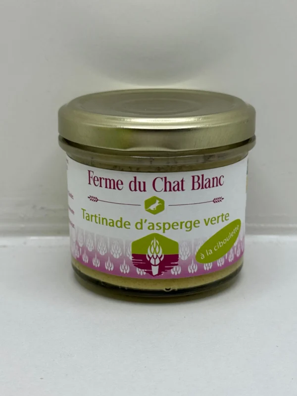 TARTINADE ASPERGE VERTE CIBOULETTE FERME DU CHAT 90G