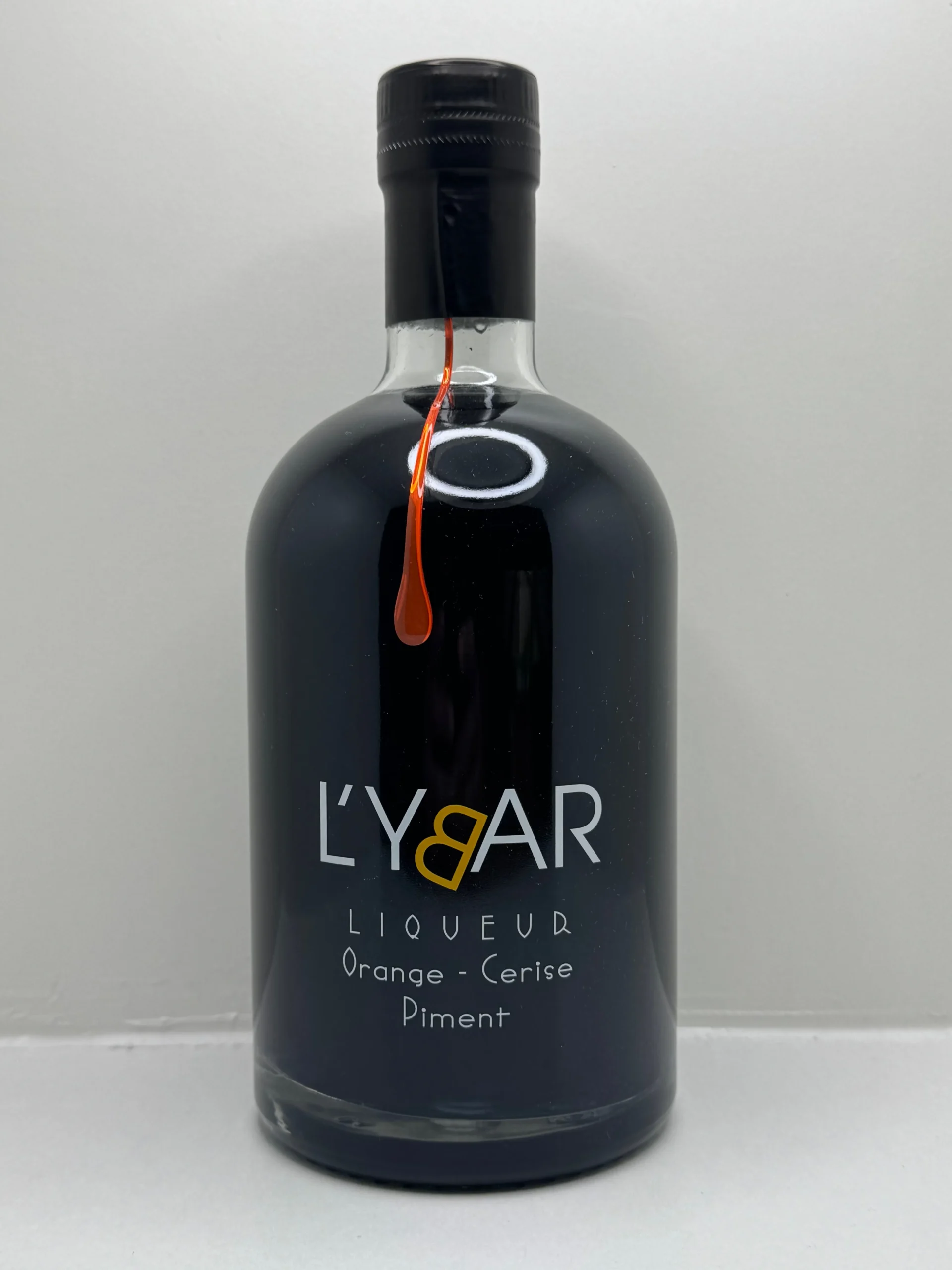 LIQUEUR  ORANGE CERISE PIMENT BLEU L'YBAR 24% 70CL G&C RABY