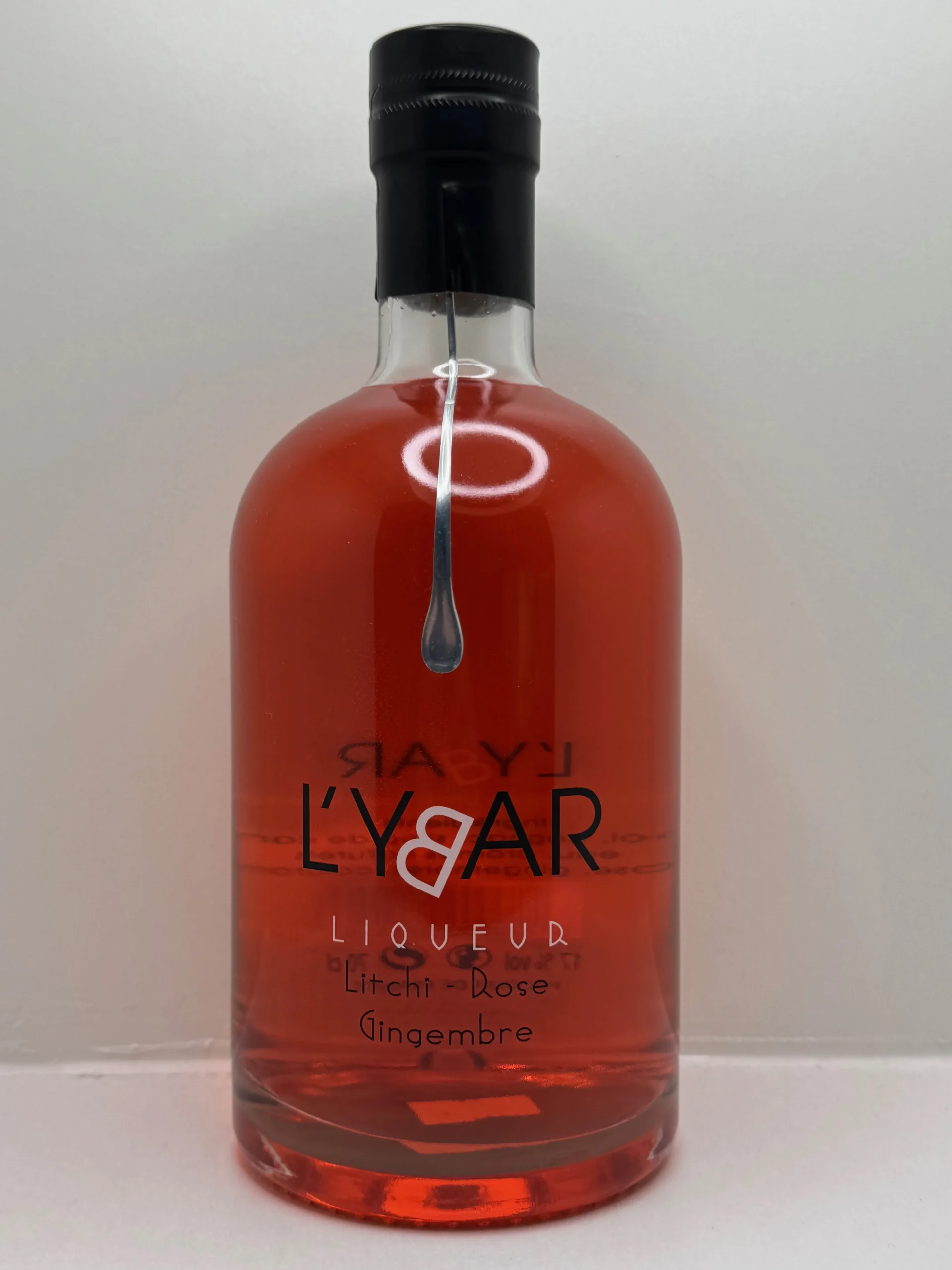 LIQUEUR LITCHI ROSE GINGEMBRE L'YBAR 17% 70CL G&C RABY