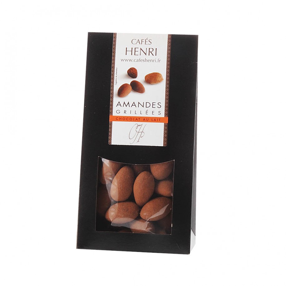 ETUI NOIR AMANDES CACAOTÉES 100G
