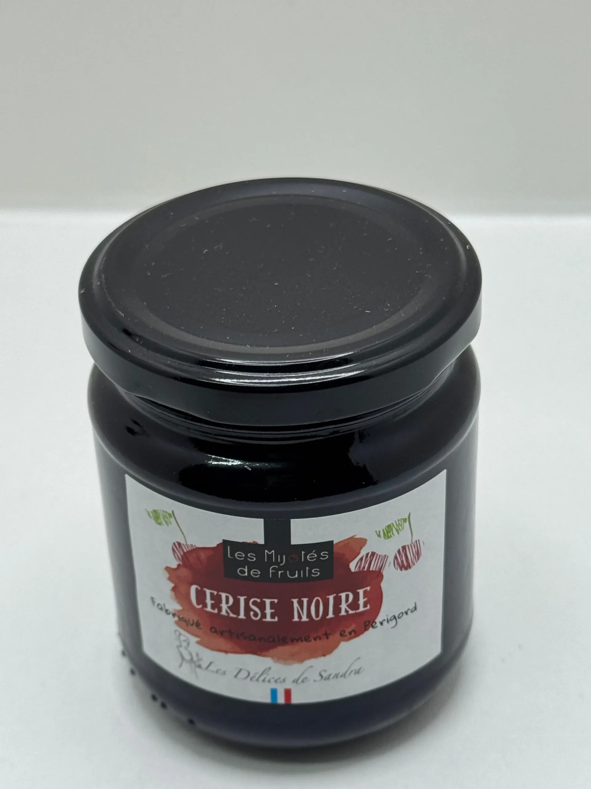 MIJOTÉS DE FRUITS CERISES NOIRES 250G LES DÉLICES DE SANDRA