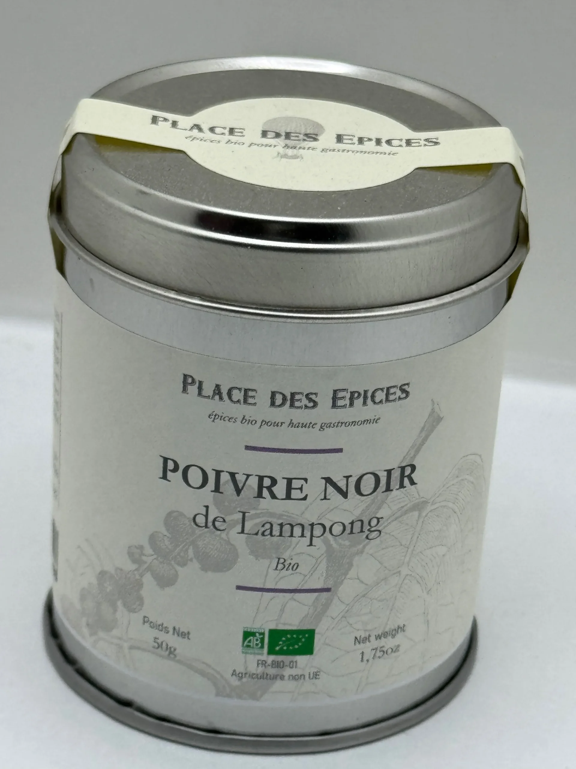 POIVRE NOIR DE LAMPONG BIO PLACE DES ÉPICES