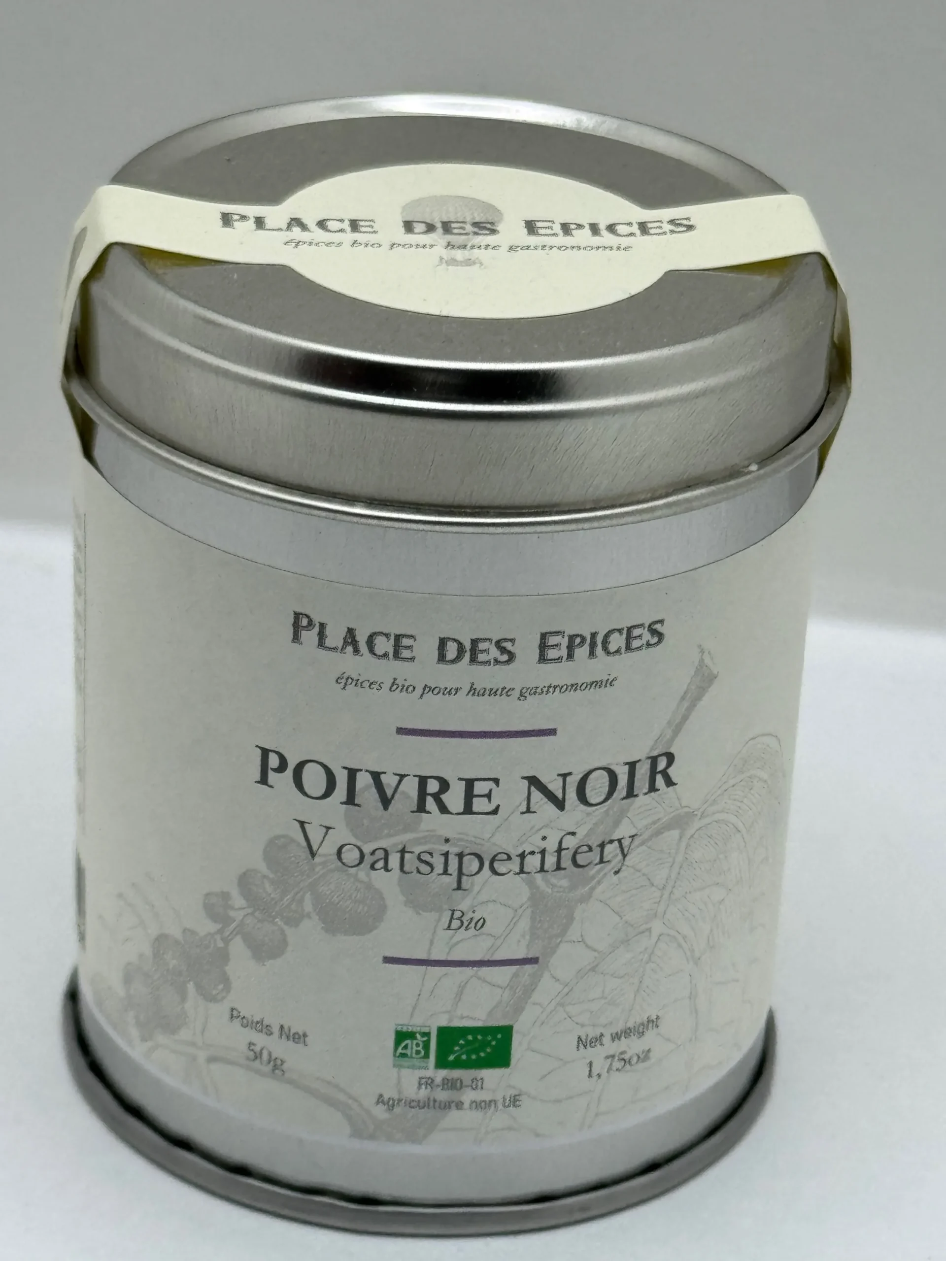 POIVRE NOIR DE VOATSIPERIFERY BIO PLACE DES ÉPICES