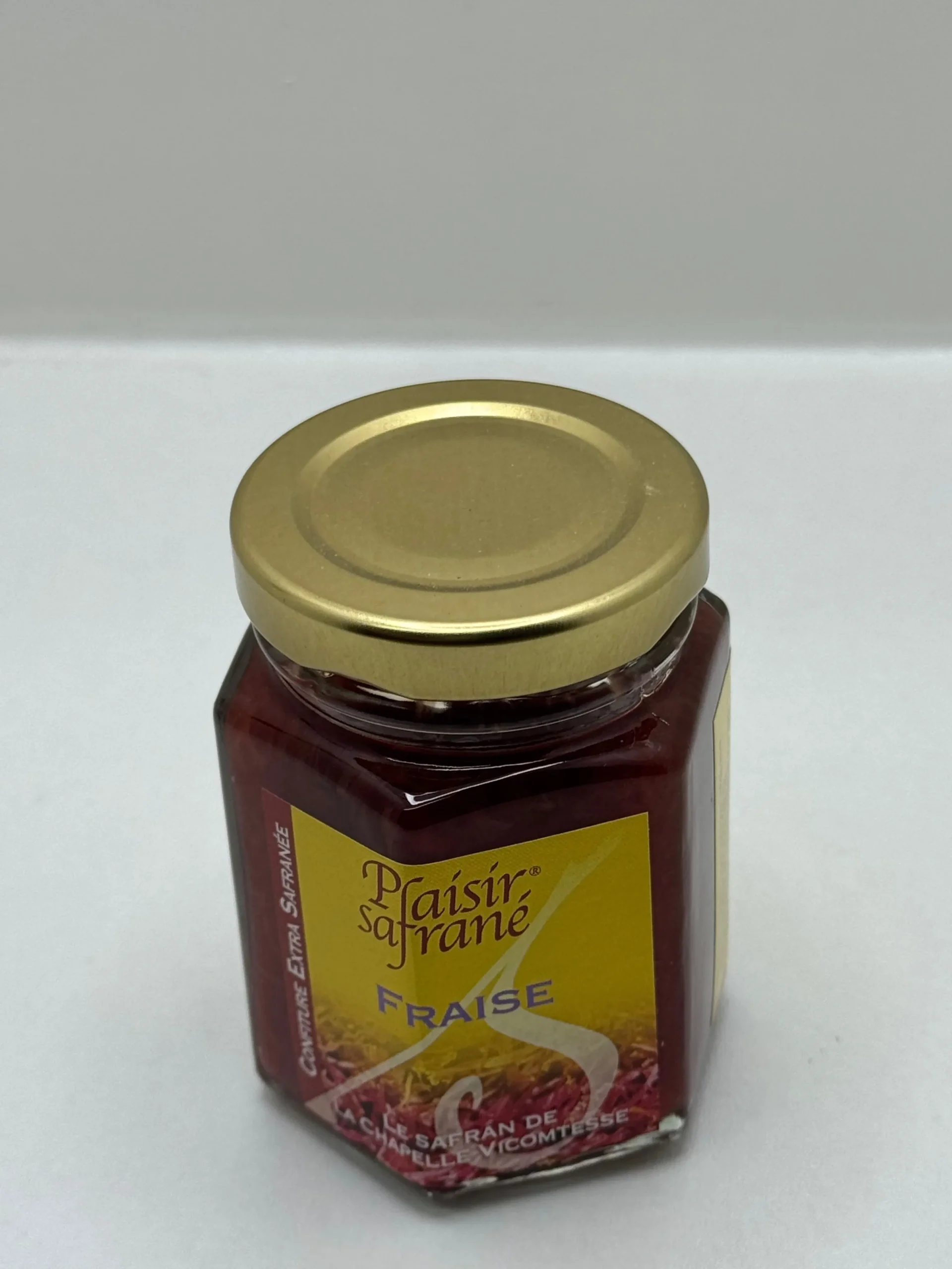 CONFITURE FRAISE SAFRANÉ 125G LA CHAPELLE VICOMTESSE