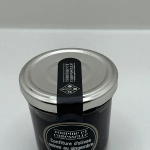 CONFITURE OLIVES NOIRES GINGEMBRE 90G TOUPINE ET CABESSELLE