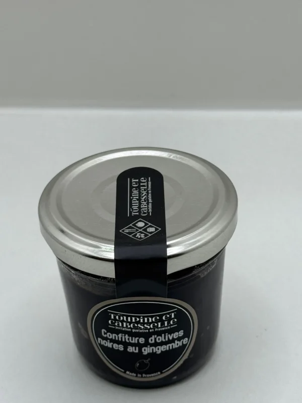 CONFITURE OLIVES NOIRES GINGEMBRE 90G TOUPINE ET CABESSELLE