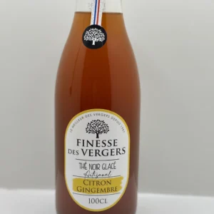 INFUSION GLACÉE THÉ NOIR CITRON/GINGEMBRE 1L FINESSE DES VERGERS
