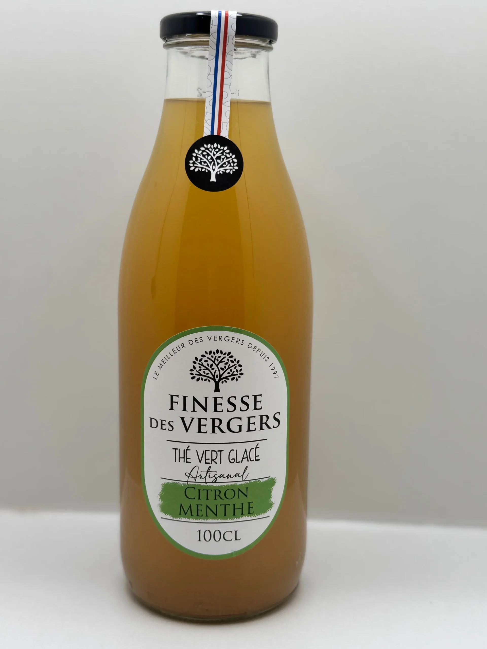 INFUSION GLACÉ THÉ VERT CITRON/MENTHE 1L FINESSE DES VERGERS