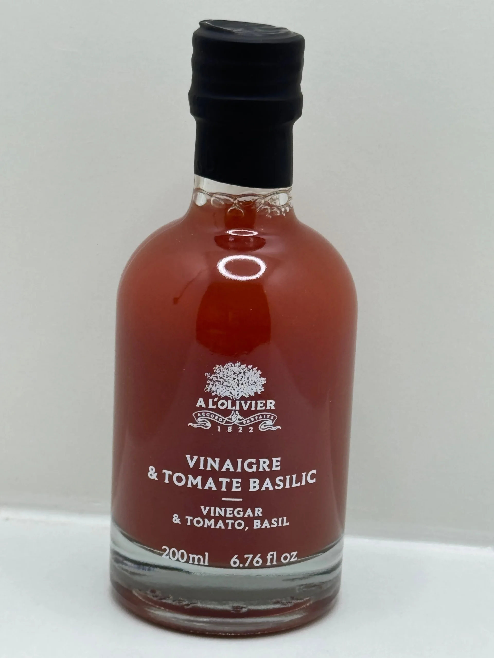 VINAIGRE ET TOMATE BASILIC À L'OLIVIER 200ml
