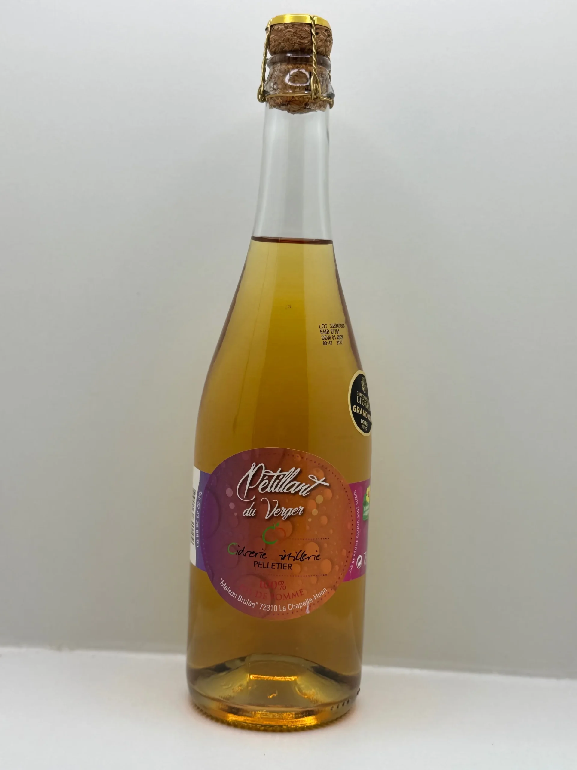 PÉTILLANT DU VERGER 75CL PELLETIER