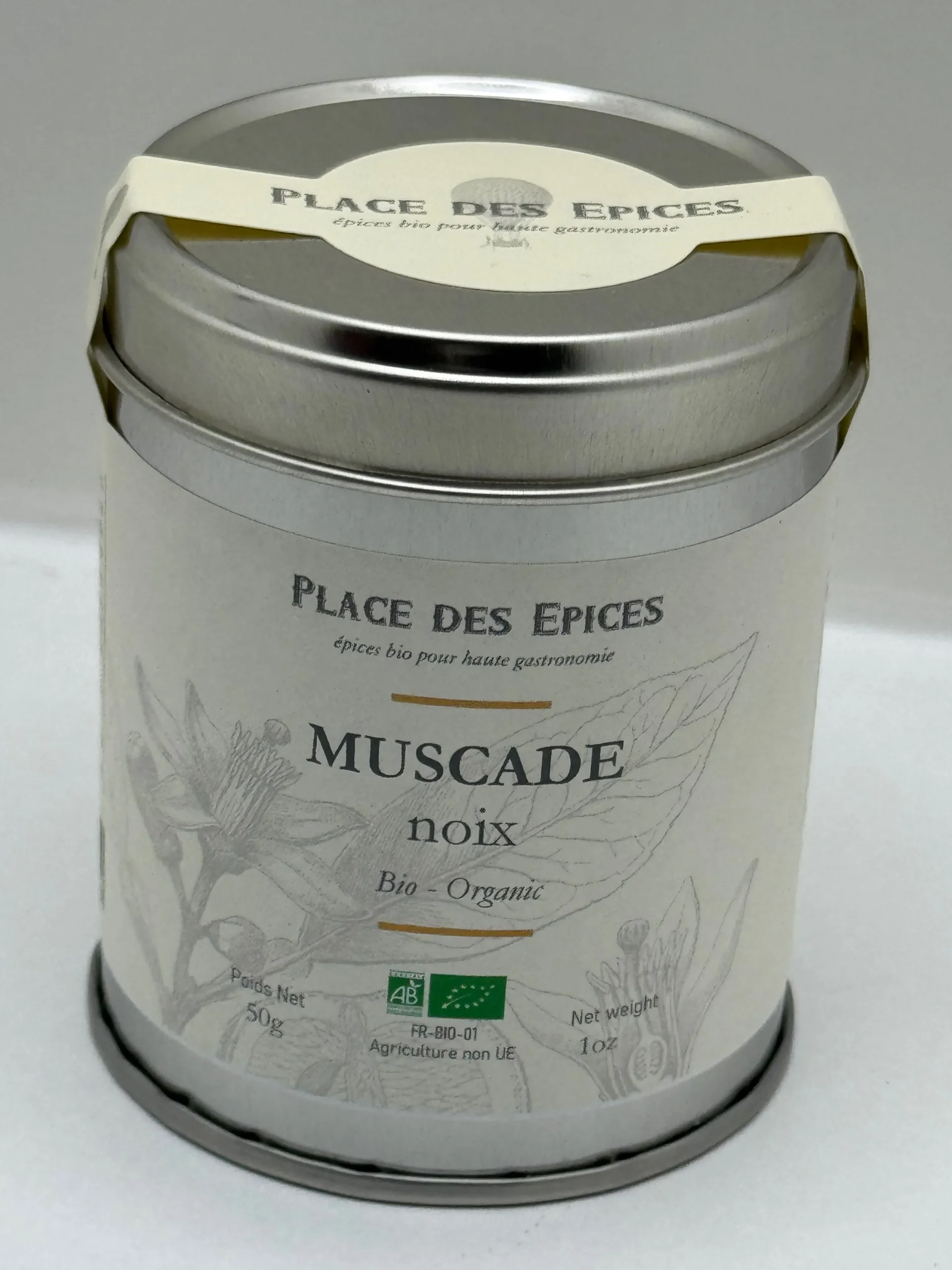 MUSCADE NOIX BIO 50G PLACE DES ÉPICES