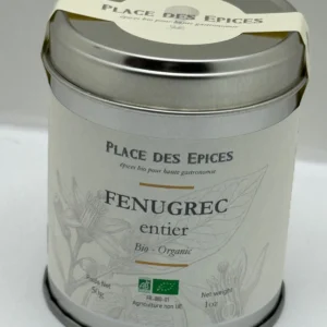 FENUGREC ENTIER BIO 50G PLACE DES ÉPICES