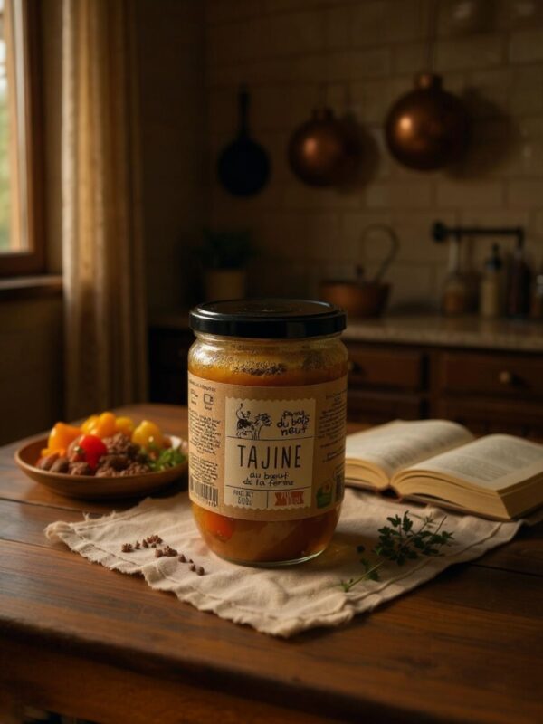 TAJINE DU BOEUF DE LA FERME 600G LA FERME DEU BOIS NEUF