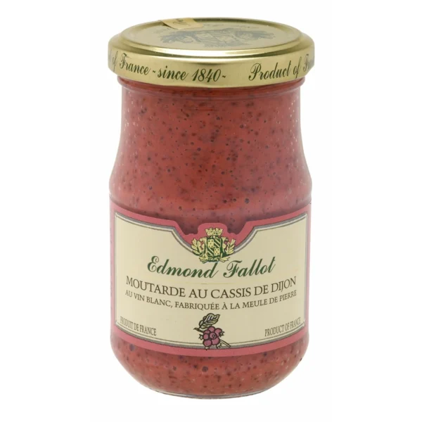 MOUTARDE AU CASSIS 205g EDMOND FALLOT