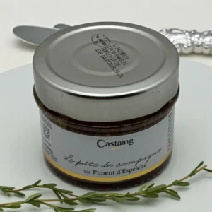 PÂTÉ DE CAMPAGNE AU PIMENT D'ESPELETTE 80G CASTAING
