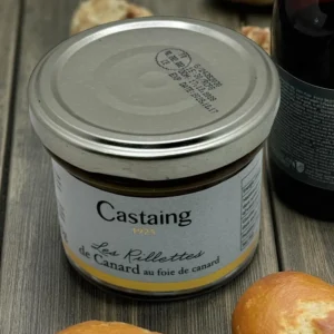 RILLETTE DE CANARD AU FOIE GRAS DE CANARD 100G CASTAING