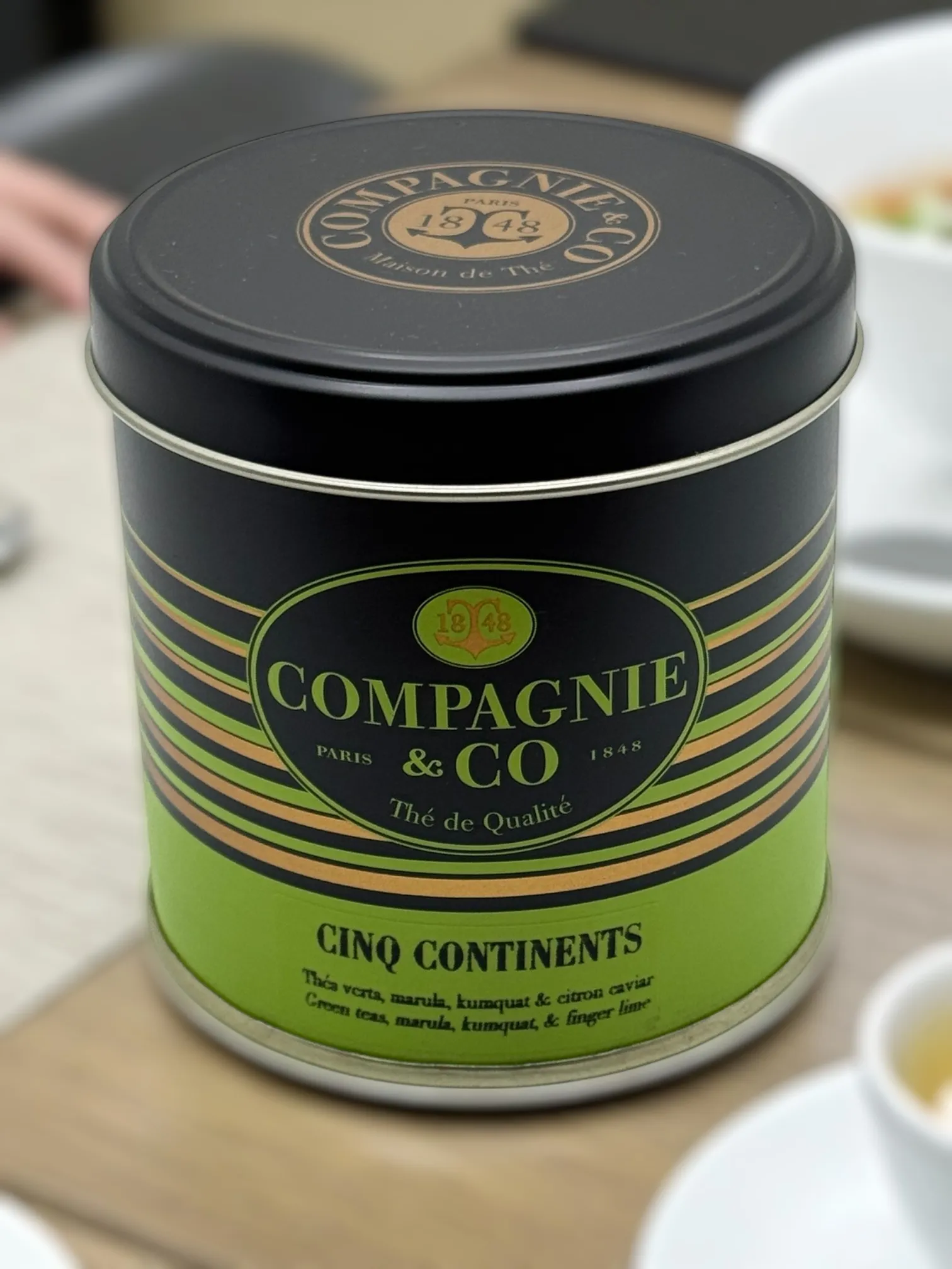 THÉ VERT 5 CONTINENTS 100G COMPAGNIE COLONIALE