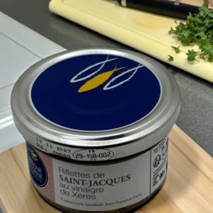 RILLETTE DE SAINT JACQUES AU VINAIGRE XÉRÈS 90G LA COMPAGNIE BRETONNE