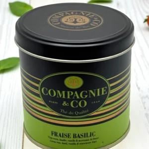 THÉ VERT FRAISE BASILIC 100G COMPAGNIE COLONIALE