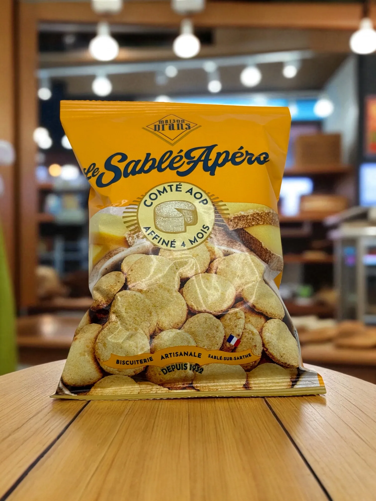 SABLÉ APÉRO COMTÉ AOP 90G MAISON DRANS