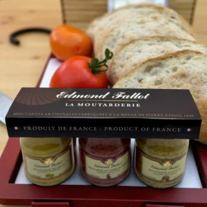 ETUI 3 MOUTARDES 3 X 10CL EDMOND FALLOT