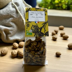 NOIX APÉRITIVES CURRY 100G LA FERME DU CHAT BLANC