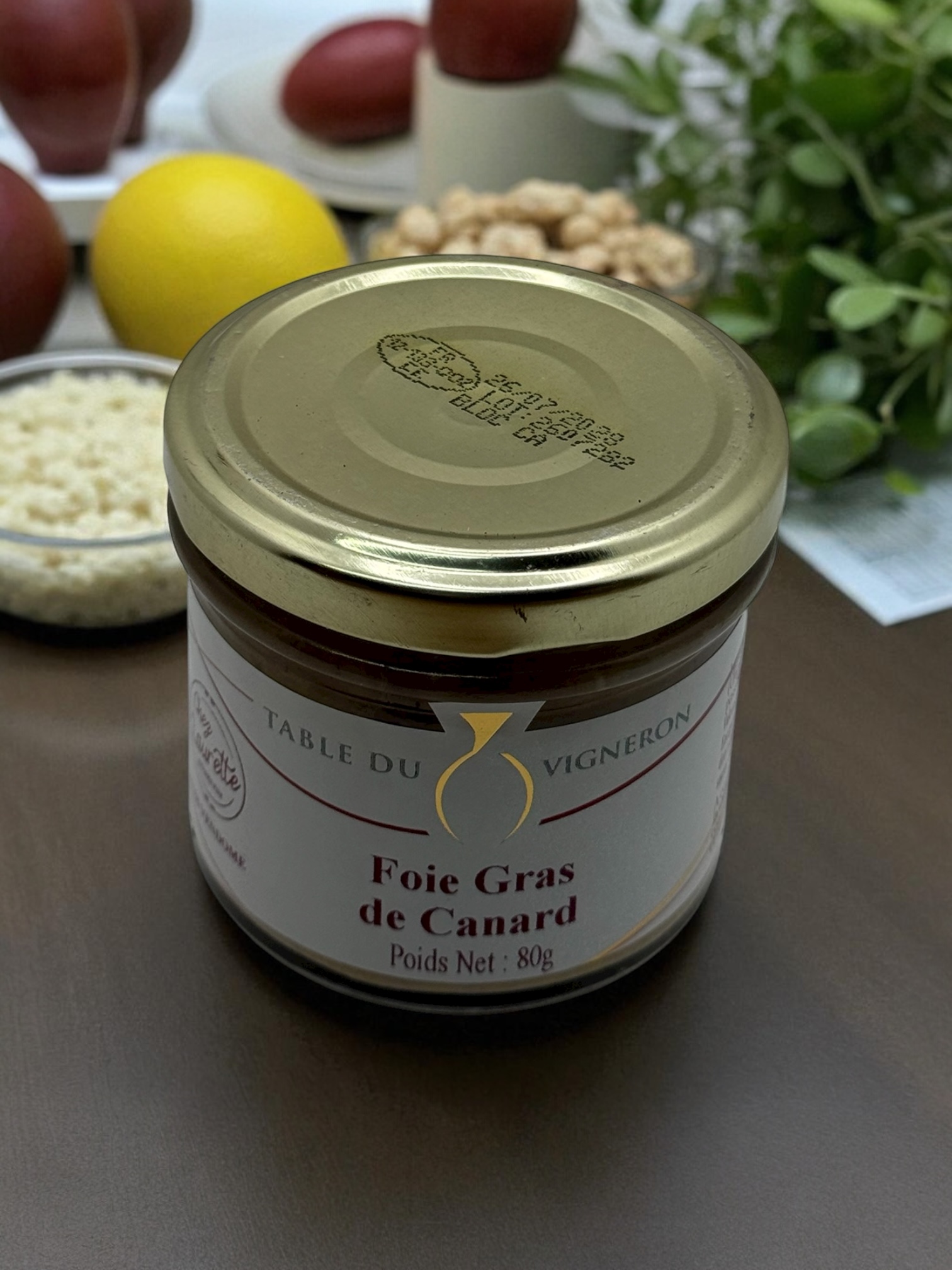 FOIE GRAS DE CANARD 80G SANTOLINES