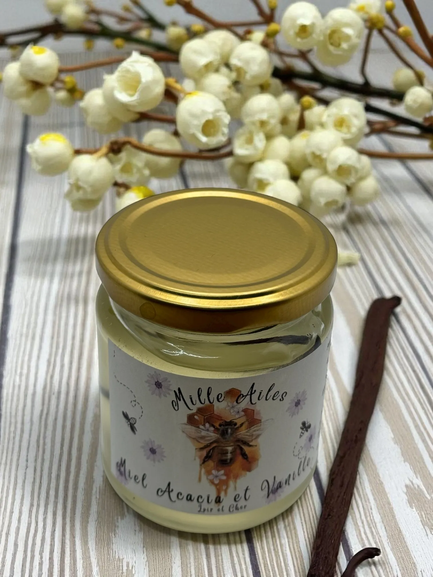 MIEL ACACIA VANILLE 250G PIERRE MILLE AILES