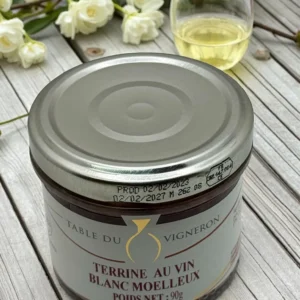TERRINE AU VIN BLANC MOELLEUX 90G TABLE DU VIGNERON