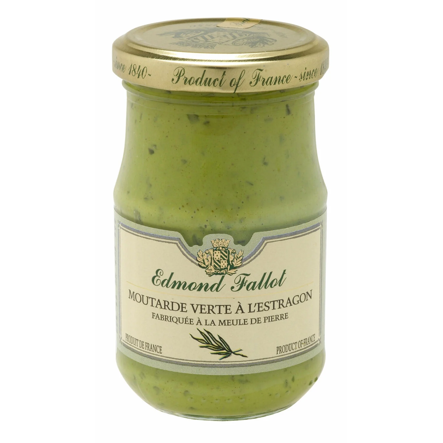 MOUTARDE VERTE À L'ESTRAGON 205G EDMOND FALLOT